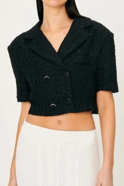 STORETS Emily Tweed Cropped Jacket WHAT'S NEW