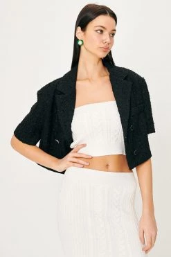 STORETS Emily Tweed Cropped Jacket WHAT'S NEW