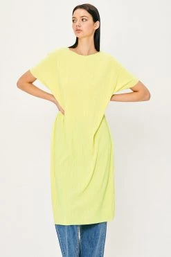 STORETS Ellery Oversized Plisse Dress CLOTHING