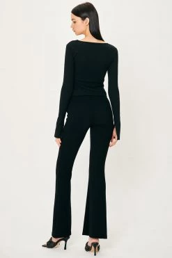 STORETS Madelyn Ruched Bootcut Pants WHAT'S NEW