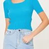 STORETS CLOTHING Millie Round Neck Knitted Top