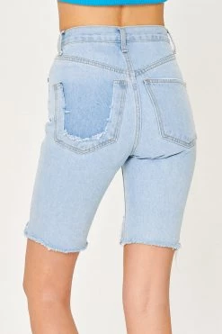 STORETS CLOTHING Delilah Cutout Denim Shorts