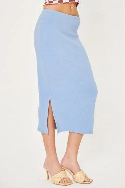 STORETS Monet Knitted Midi Skirt