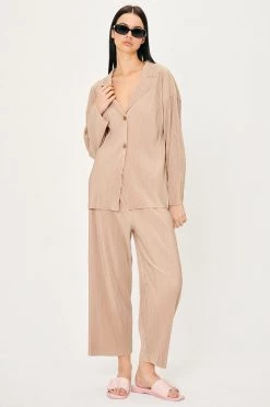 STORETS WHAT'S NEW Bella Plisse Shirt And Pants Set