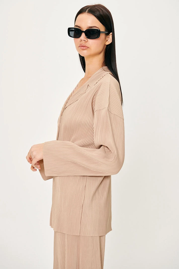 STORETS WHAT'S NEW Bella Plisse Shirt And Pants Set