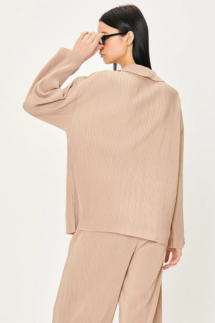 STORETS WHAT'S NEW Bella Plisse Shirt And Pants Set