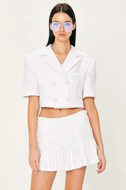 STORETS Emily Tweed Cropped Jacket WHAT'S NEW