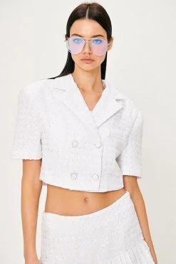 STORETS Emily Tweed Cropped Jacket WHAT'S NEW