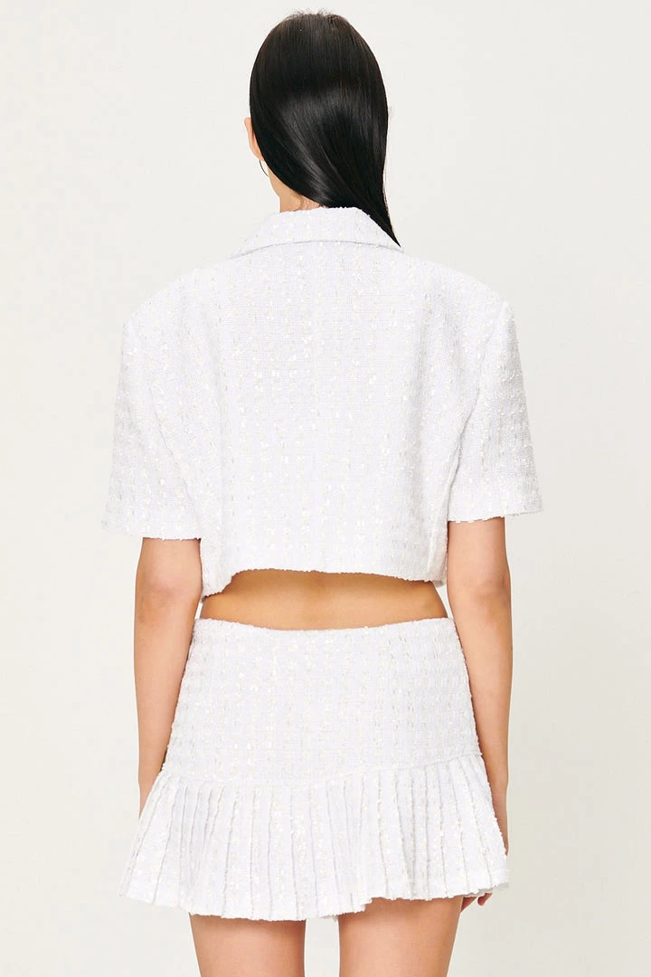 STORETS Emily Tweed Cropped Jacket WHAT'S NEW