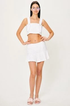 STORETS Emily Tweed Cropped Top WHAT'S NEW