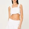 STORETS Emily Tweed Cropped Top WHAT'S NEW