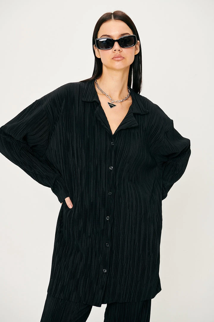 STORETS BEST-SELLERS Maria Oversized Plisse Shirt