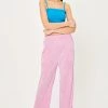 STORETS Zoe Plisse Side Slit Pants