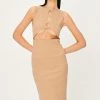 Storets Samantha Back Cut-Out Midi Dress WHAT'S NEW
