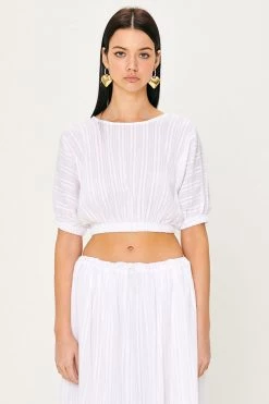 STORETS Angela Embroidery Cotton Top CLOTHING