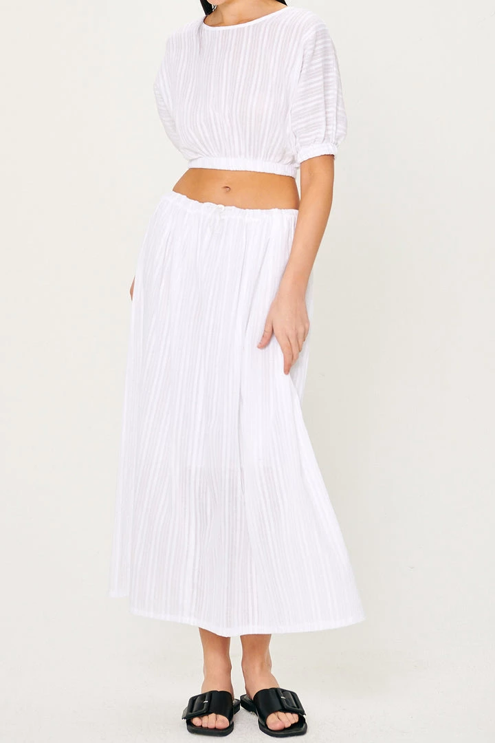 STORETS Angela Embroidery Cotton Skirt CLOTHING