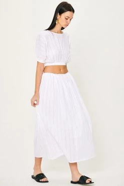 STORETS Angela Embroidery Cotton Top CLOTHING