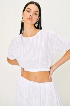 STORETS Angela Embroidery Cotton Top CLOTHING