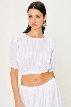 STORETS Angela Embroidery Cotton Top CLOTHING