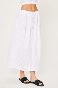 STORETS Angela Embroidery Cotton Skirt CLOTHING