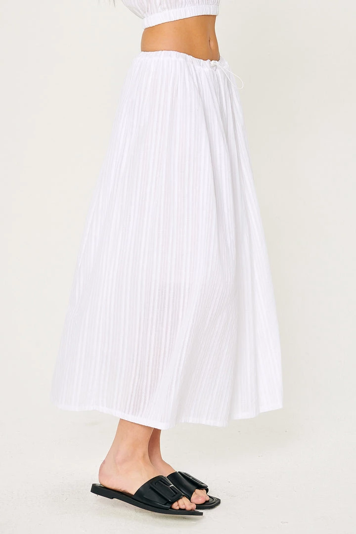 STORETS Angela Embroidery Cotton Skirt CLOTHING