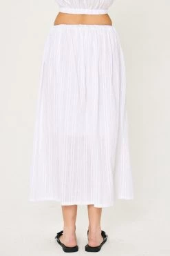 STORETS Angela Embroidery Cotton Skirt CLOTHING