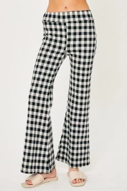 STORETS Kris Gingham Bootcut Pants CLOTHING