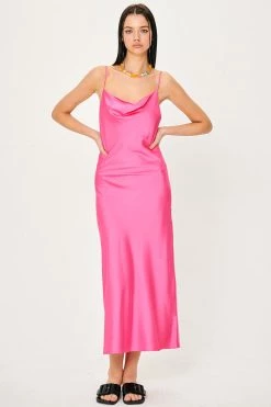 STORETS Sophia Satin Slip Dress