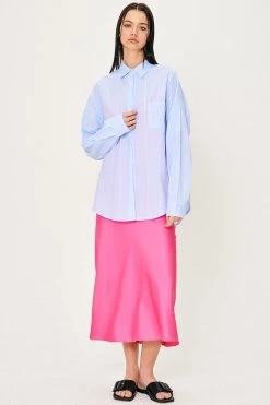 STORETS Luz Stripe Boyfriend Shirt CLOTHING