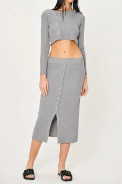 STORETS WHAT'S NEW Arden Knitted Top And Skirt Set