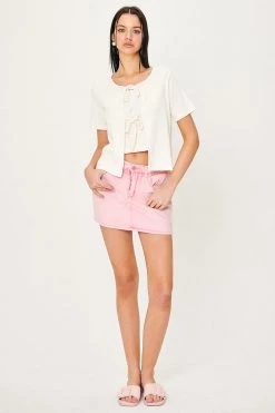 STORETS Maya Faded Denim Skort