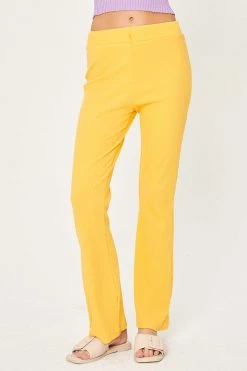 STORETS CLOTHING Ava Ribbed Bootcut Pants