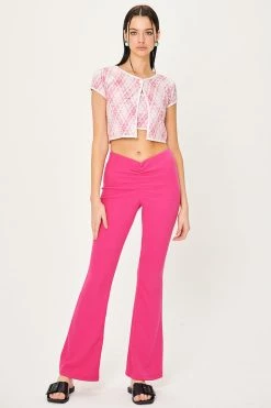 STORETS WHAT'S NEW Madelyn Ruched Bootcut Pants