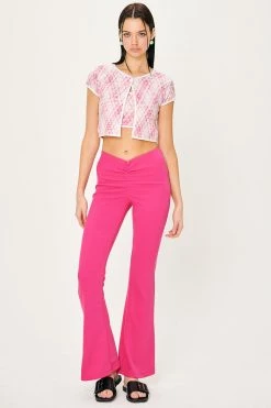STORETS WHAT'S NEW Madelyn Ruched Bootcut Pants