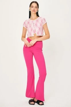 STORETS WHAT'S NEW Madelyn Ruched Bootcut Pants