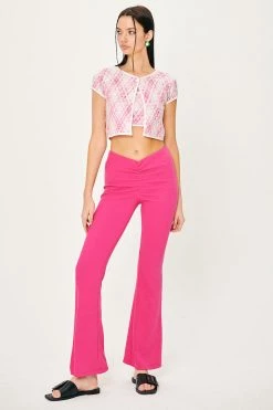 STORETS WHAT'S NEW Madelyn Ruched Bootcut Pants