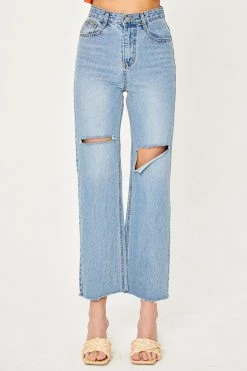 STORETS Valda Front Cutout Jeans CLOTHING