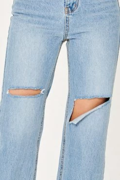 STORETS Valda Front Cutout Jeans CLOTHING