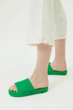 STORETS Linden Towelling Platform Slipper BEST-SELLERS