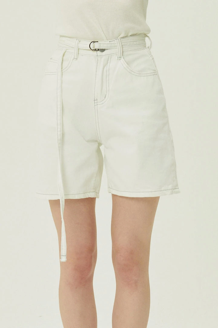 STORETS Lindy Belted Bermuda Shorts WHAT'S NEW