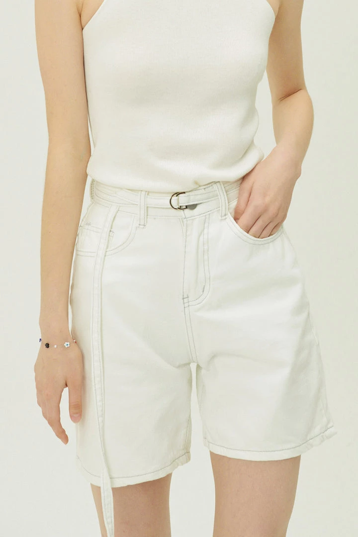 STORETS Lindy Belted Bermuda Shorts WHAT'S NEW