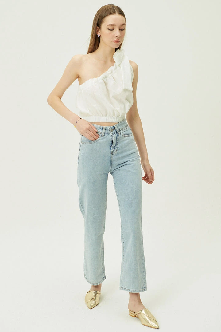 STORETS Alyssa Waist Cutout Jeans WHAT'S NEW