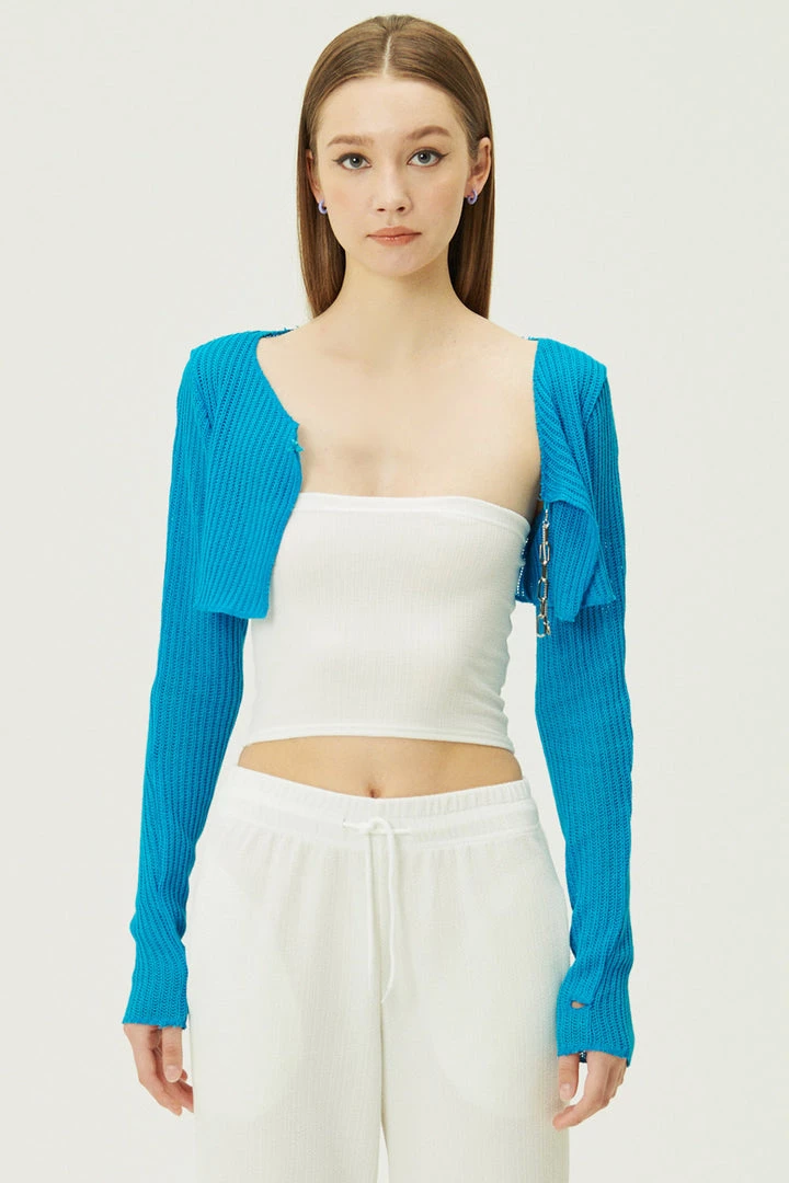 STORETS WHAT'S NEW Luna Chain Shrug Cardi