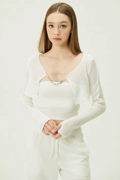 STORETS WHAT'S NEW Luna Chain Shrug Cardi