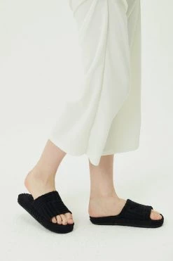 STORETS Linden Towelling Platform Slipper BEST-SELLERS