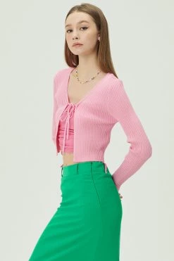 STORETS Elena Tie Front Cardigan