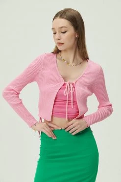 STORETS Elena Tie Front Cardigan