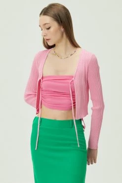 STORETS Elena Tie Front Cardigan