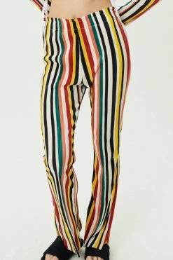 STORETS Nadua Striped Plisse Pants CLOTHING