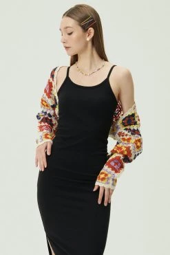 STORETS Joy Granny Square Shrug Cardi